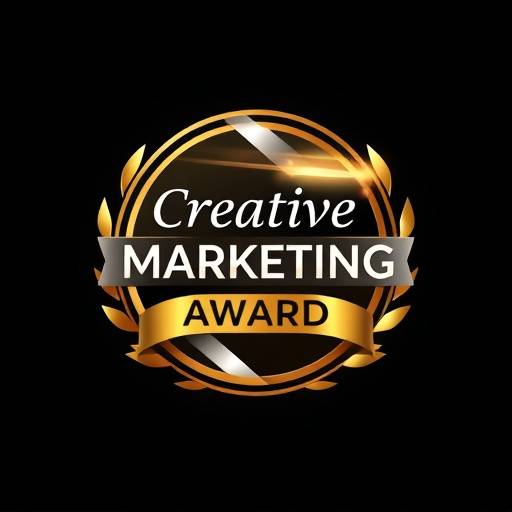 Logo for the 'Creative Marketing Award' awarded to Aurora Studios.